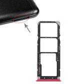 2 x SIM-kaarthouder + Micro SD-kaarthouder voor Geschikt voor Xiaomi Redmi 6 Pro (rood)