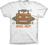 The Big Bang Theory Heren Tshirt -L- Shel-Bot Wit