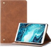Retro Book Style Horizontale Flip Leather Case met houder & kaartsleuven & portemonnee voor Huawei MediaPad M6 8.4 2019 (lichtbruin)