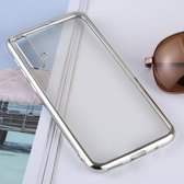 Ultradunne galvaniseren Soft TPU beschermende achterkant van de behuizing voor Huawei Nova 5 / Nova 5 Pro (zilver)