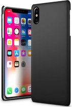 Luxe Hard case Iphone X Mat Zwart hoesje met een fijne grip, extra slank hoesje