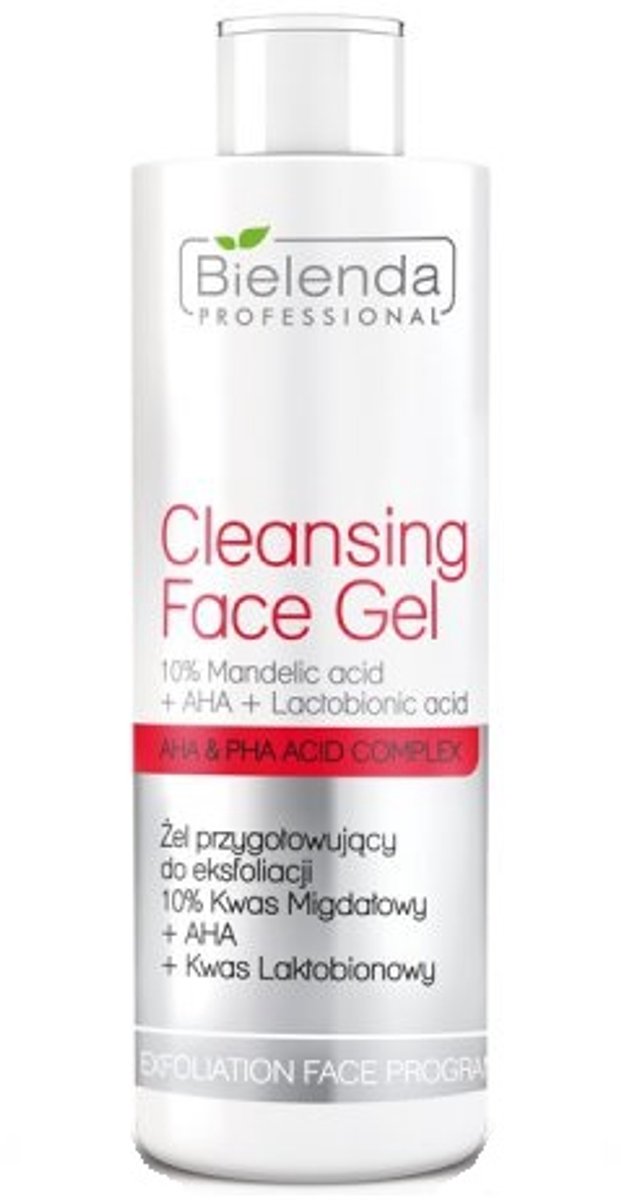 Bielenda Professional - Exfoliathon Face Cleansing Face Gel Program Cleansing Face Gel Preparation Gel For Exfoliation 10% Almond Acid + Aha + Lactobionic Acid 200G