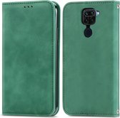 Voor Xiaomi Redmi 10 X 4G / Redmi Note 9 4G Retro Skin Feel Zakelijk Magnetisch Horizontaal Flip Leren Hoesje met Houder & Kaartsleuven & Portemonnee & Fotolijst (Groen)