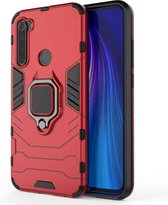 Voor Xiaomi Redmi Note 8 Panther PC + TPU schokbestendige beschermhoes (rood)