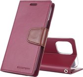 Voor iPhone 11 Pro MERCURY GOOSPERY SONATA DAGBOEK Horizontale flip lederen tas met houder & kaartsleuven & portemonnee (wijn)