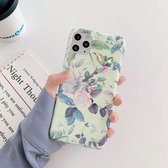 Voor iPhone 11 Laser Flowers Pattern TPU beschermhoes (Rose Flower)