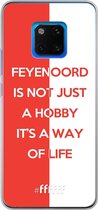 6F hoesje - geschikt voor Huawei Mate 20 Pro -  Transparant TPU Case - Feyenoord - Way of life #ffffff