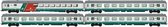 Rivarossi - Fs Set Of 4 Gc Coaches Restaurant Coach Frecciabianca