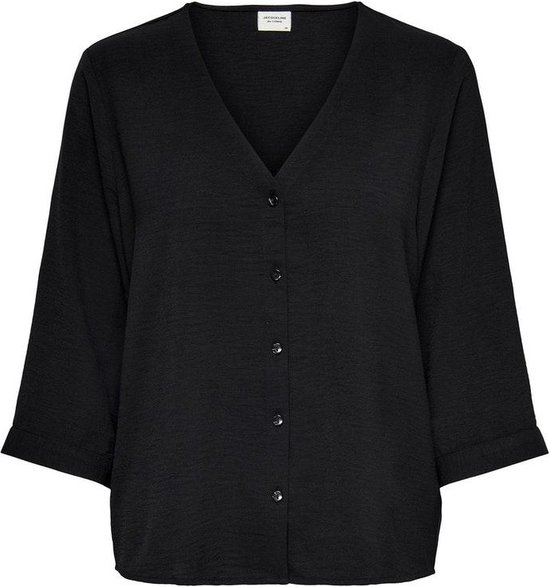 Jacqueline de Yong Blouse Jdycapote 3/4 Shirt Wvn 15225654 Black Dames Maat - W36