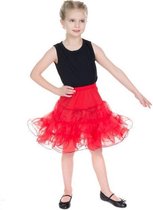 Kids Petticoat Red in Swing Vintage Jaren 50 Stijl
