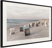 Poster - Baltic Beach Chairs-30x20