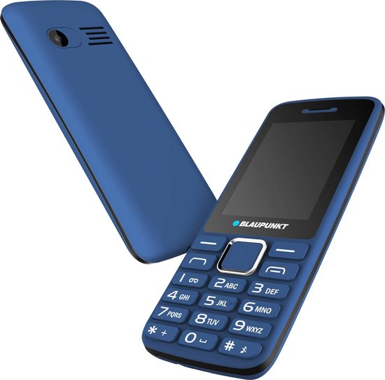 Blaupunkt FM03 2,4" Mobiel telefoon op 2G netwerk 2x sim Blauw