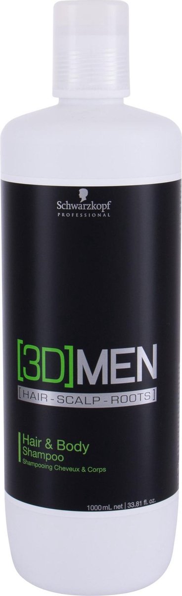 Schwarzkopf 3D Mension Hair & Body - 1000 ml - Shampoo | bol
