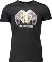 Roberto Cavalli T-shirt Zwart XL Heren