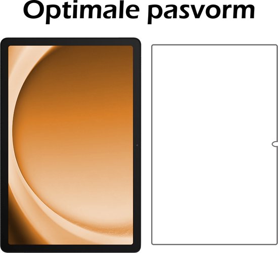 Tablette et protecteur d'écran, 'Ajustement optimal'.
