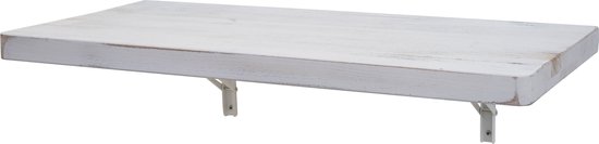 Multifunctionele wandtafel, houten inklapbare keukentafel, aan de muur gemonteerde eettafel, klaptafel, bartafel, wandklaptafel, bureau, computertafel, ruimtebesparend, 10 kleuren (A100 x 60 cm
