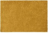 OZAIA Shaggy hoogpolig tapijt - 160 x 230 cm - Mosterdgeel - MILINIO L 230 cm x H 3.5 cm x D 160 cm