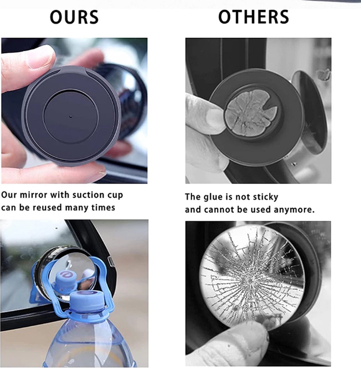 Auto Dode Hoek Spiegels – 360 Graden Roteerbaar - Afbeelding 7