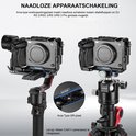 NEEWER FX3/FX30 Cage camerakooi met HDMI-kabelklem, NATO-rail, 3/8 inch ARRI positioneringsgaten, 1/4 inch schroefdraad compatibel met Sony FX3 FX30 originele XLR-greep, compatibel met DJI RS2 RS3