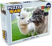 Puzzel Alpaca's - Dieren - Wol - Legpuzzel - Puzzel 1000 stukjes volwassenen