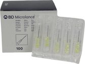BD Microlance injectienaalden 20G geel 0,9x25mm 100 stuks (304827)
