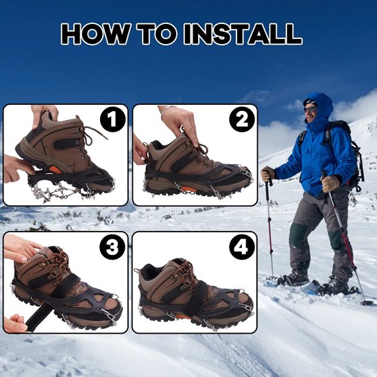 crampons de Ski d'Escalade Professionnels, crampons de Chaussures