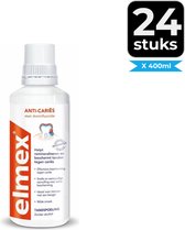 Elmex Anti-Cariës Tandspoeling 400 ml - Voordeelverpakking 24 stuks