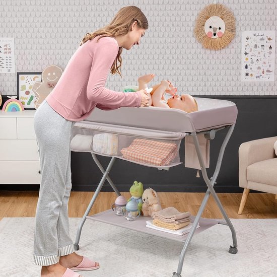 Baby verschoontafel, opvouwbare baby luier commode