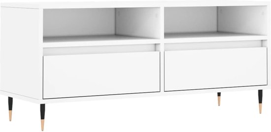 vidaXL-Tv-meubel-100x34,5x44,5-cm-bewerkt-hout-wit