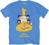 The Beatles - T-shirt Kinder Yellow Submarine Sub Sub - Kids jusqu'à 14 ans - Blauw