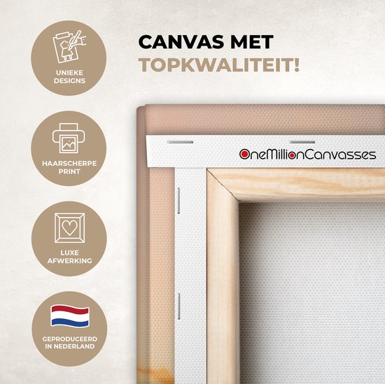 Deux ponts de New York en toile 60x40 cm - impression photo sur toile peinture Décoration murale salon / chambre à coucher) / Villes Peintures Toile