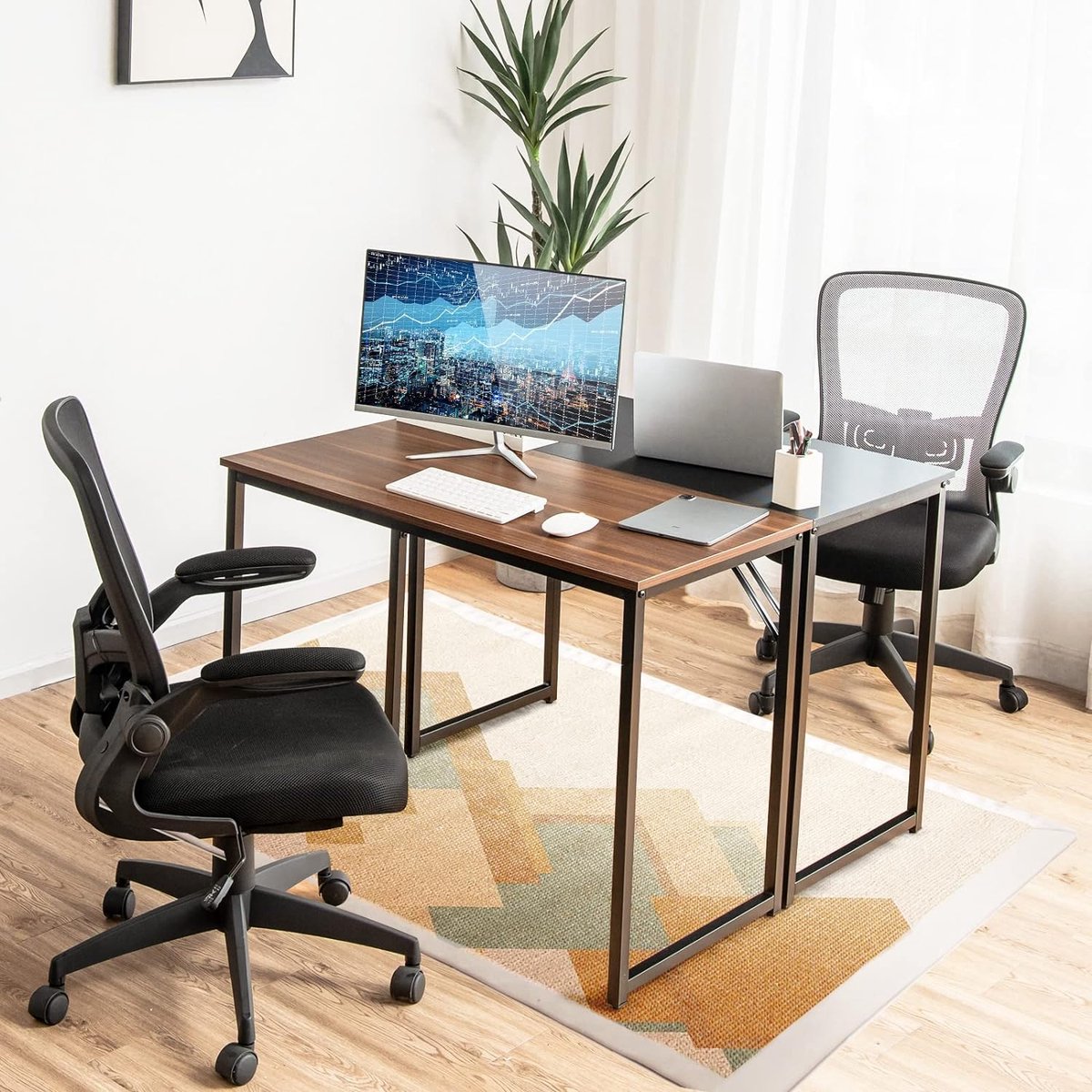 Bureau, Table, Poste De Travail, Petite Taille, 100 X 50 X 75 Cm, Pour  Bureau, Salon, Chambre