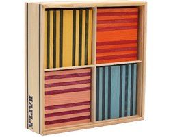 foto van KAPLA - KAPLA Kleur - Constructiespeelgoed - 8 Kleuren- 100 Plankjes