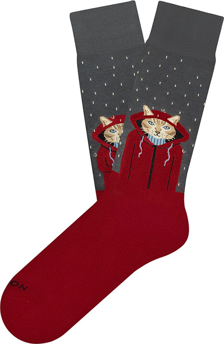 Jimmy Lion unisex casual sokken raining cat multi