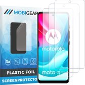 Mobigear Screenprotector geschikt voor Motorola Moto G60s | Mobigear Screenprotector Folie - Case Friendly (3-Pack)