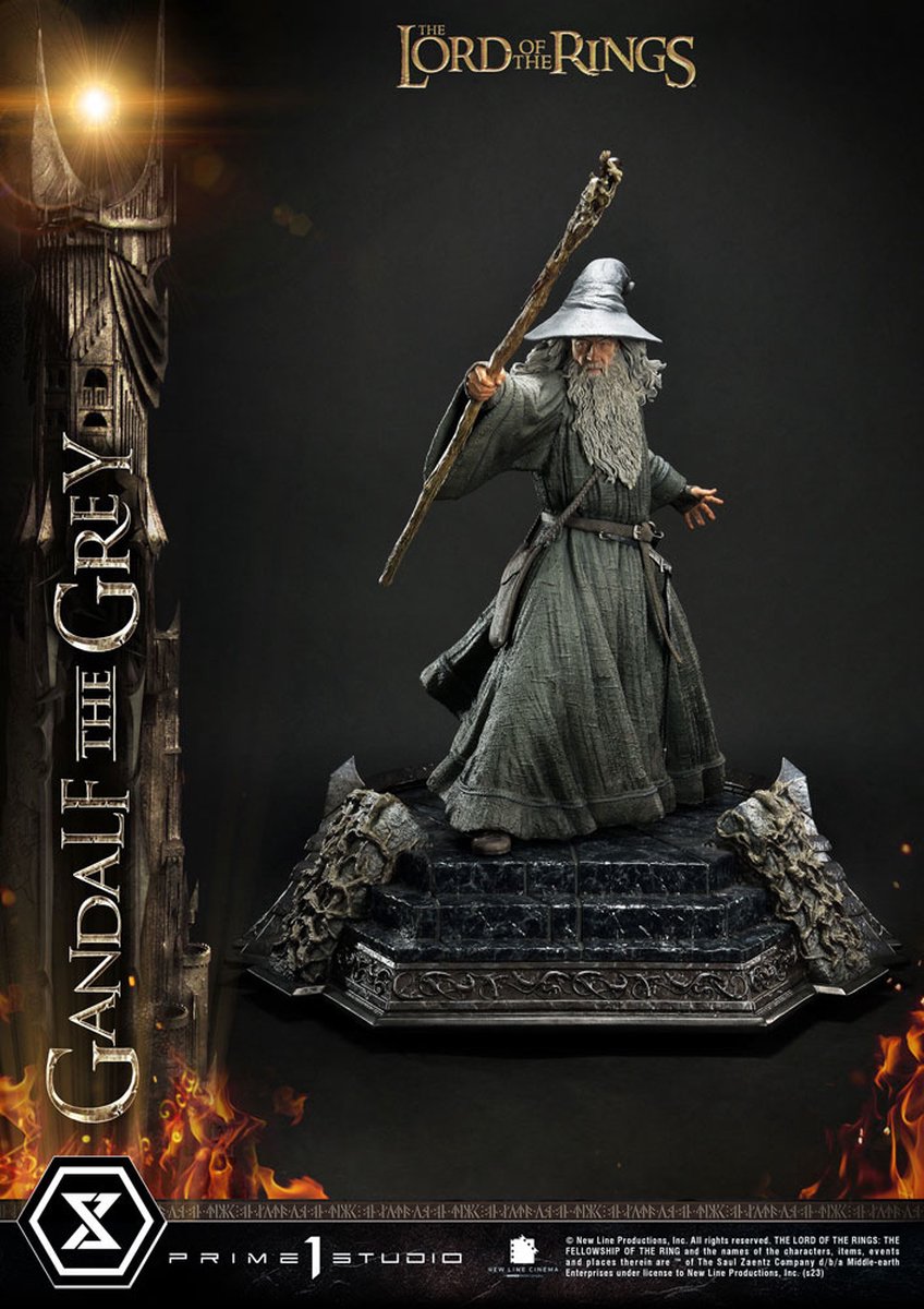Prime 1 Studio Lord of the Rings Statue 1/4 Gandalf the Grey 61 cm Beeld