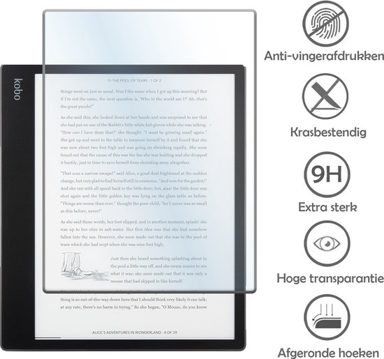 Hoesje Geschikt voor Kobo Elipsa 2E Hoes Bescherm Hoesje Case Sleep Cover Trifold Met Screenprotector - Hoes Geschikt voor Kobo Elipsa 2E Hoesje - Galaxy van Hoesje  — afbeelding 5
