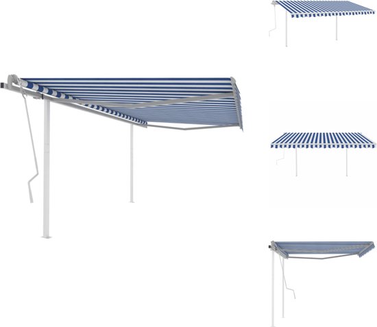 Randaco Markies met scharnierarm, 350 x 300 cm, met zwengel voor tuin, anti- uv en waterdicht, hoekinstelling (0-30 graden), beige Randaco Markies met scharnierarm, 350 x 300 cm, met zwengel voor tuin, anti- uv en waterdicht, hoekinstelling (0-30 graden), beige