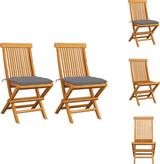 VidaXL Ligstoel Voor Tuin Grijs En Donkergrijs 56 X 60 X 112 Cm Staal 1194899048