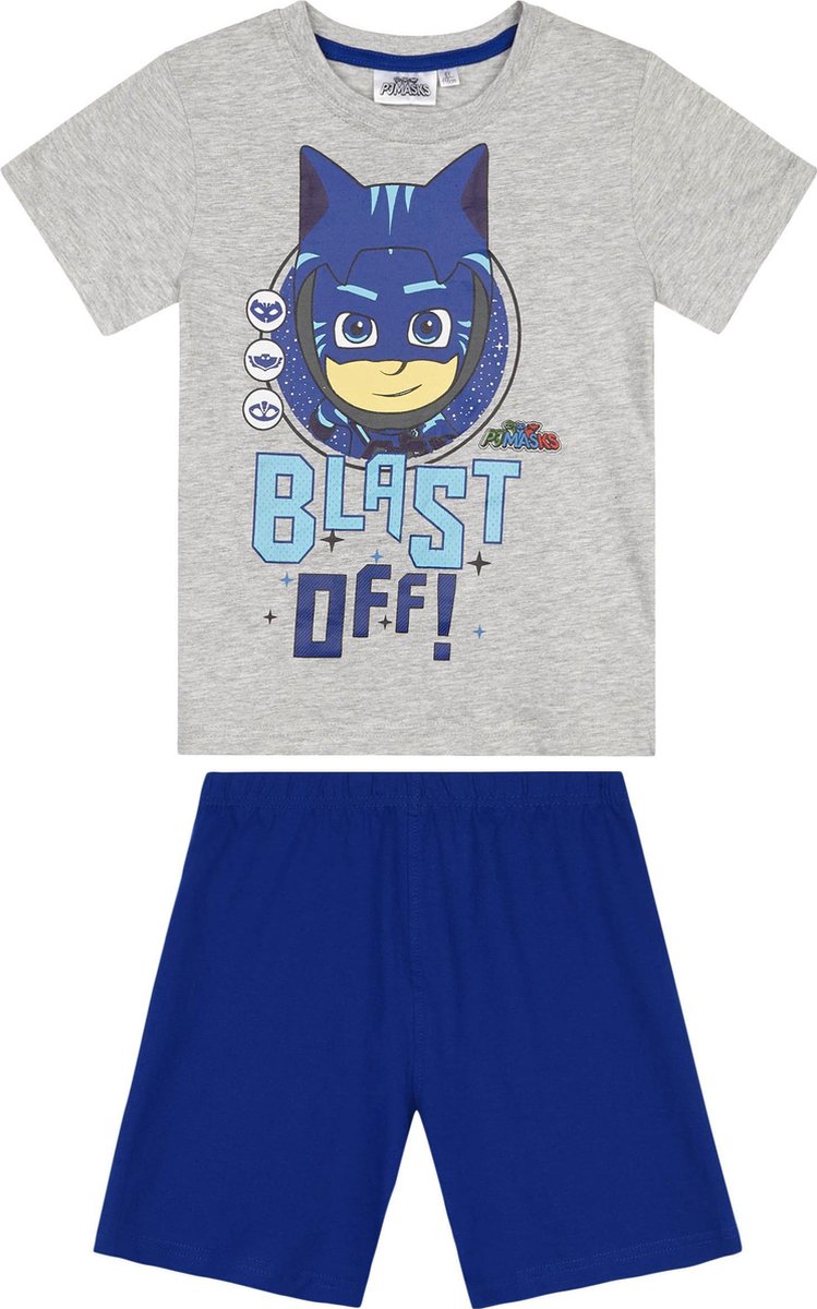 PJ Masks Jongens Pyjama - grijs - Maat 104