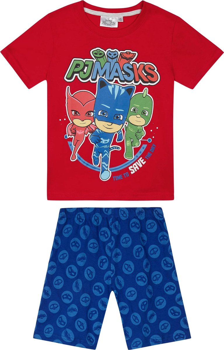 PJ-Masks Pyjama met korte mouw - rood - Maat 98