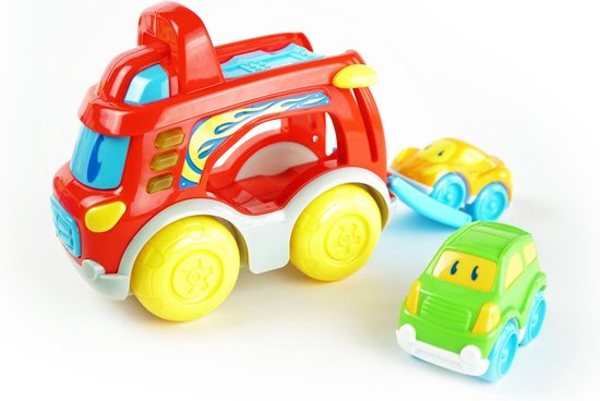 Tommy Transporter en vrienden - vrachtwagen- Tiny Toys van TOM. — afbeelding 3