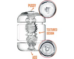 Clear Shot Double Masturbator