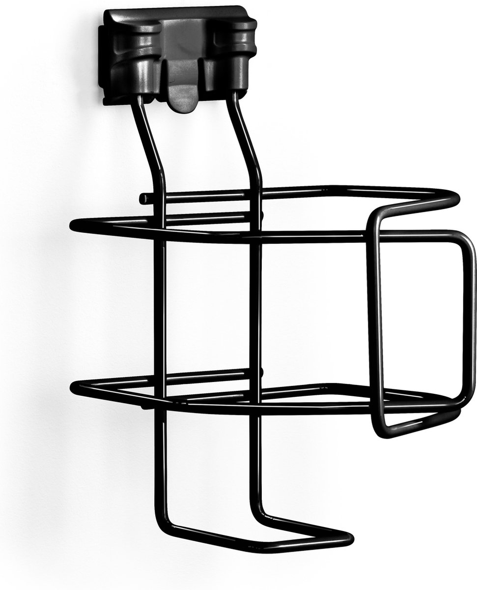 Toolflex One Houder voor Doekjes en Rollen - Wand & Rail Montage Zwart