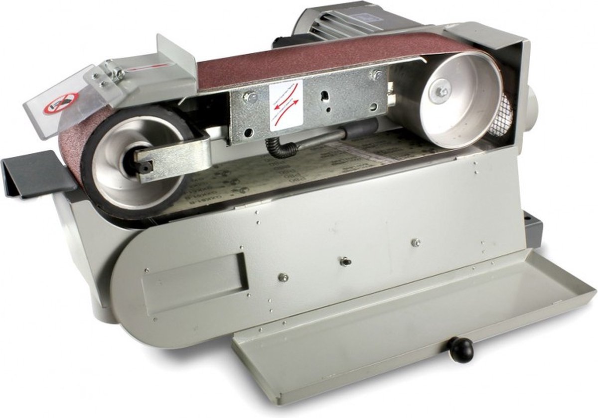 Metaal bandschuurmachine tafelmodel met schuurband 100x1220 mm 19 m/s 1,5 kW 3x400V Torros BS100122 400V