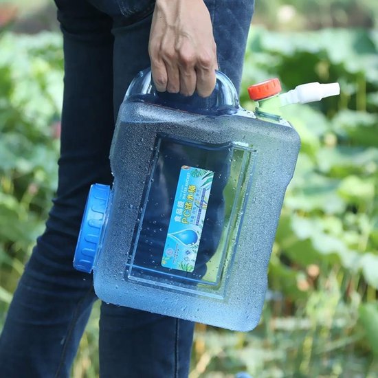UXPEYIC Récipient à eau de 3 gallons avec robinet, carafe d'eau de camping portable, réservoir de stockage d'eau sans BPA pour camping, véhicule, voiture, randonnée en plein air, pique-nique, urgence
