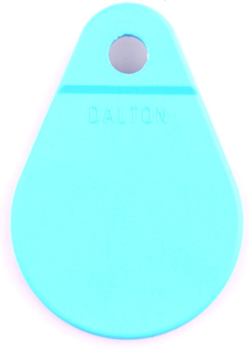 Halsplaatje blanko blauw á 50 stuks.