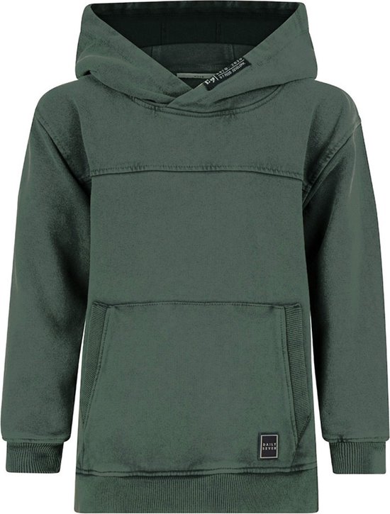 Daily7 jongens hoodie fancy pocket oversized Hunter Green