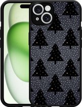 Cazy Hardcase Hoesje geschikt voor iPhone 14 Snowy Christmas Tree