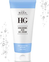 Cos de BAHA All Day Cream Hydrating Anti Age Skin Hyaluronic Acid Gel Cream - HG - Large Size 120 ml - Korean K Beauty Gezichtsverzorging - MMW LMW Hyaluronic Acid Vitamin B3 Niacinamide Betaine Natural Herb Extracts - Morning & Night K-Beauty